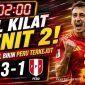 Pemain Timnas Spanyol merayakan gol saat mengalahkan Peru 3-1 dalam laga uji coba internasional, Selasa (9/6/2026).