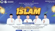 Rektor Universitas Garut, Dr. Irfan Nabhani, S.E., M.T., bersama civitas akademika Universitas Garut menyampaikan ucapan Selamat Tahun Baru Islam 1 Muharram 1448 Hijriah serta mengajak masyarakat menjadikan momentum hijrah sebagai sarana memperkuat iman dan memperbaiki diri.
