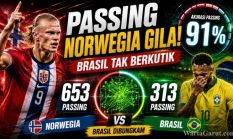 Brazil vs Norwegia: Passing Akurat Jadi Kunci Kemenangan Norwegia atas Brasil