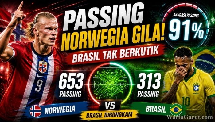 Brazil vs Norwegia: Passing Akurat Jadi Kunci Kemenangan Norwegia atas Brasil