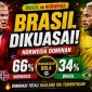 Statistik Mengejutkan Brazil vs Norwegia: Haaland Menang Penguasaan Bola, Neymar Tetap Jadi Penentu