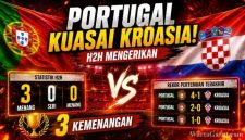 Head to Head Portugal vs Kroasia: Selecao Lebih Dominan dalam 5 Pertemuan Terakhir