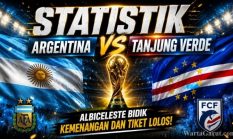 Statistik Argentina vs Tanjung Verde di Piala Dunia 2026, Albiceleste Bidik Kemenangan dan Tiket Lolos
