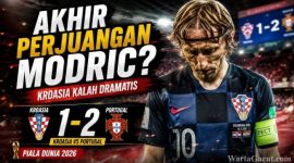 Luka Modric mencoba membawa Kroasia bangkit saat menghadapi Portugal pada babak gugur Piala Dunia FIFA 2026