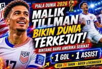Malik Tillman Cetak Sejarah di Piala Dunia 2026, Profil Gelandang AS yang Kini Jadi Sorotan Dunia