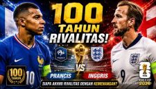 Prancis dan Inggris kembali bertemu pada perebutan tempat ketiga Piala Dunia 2026, melanjutkan rivalitas klasik yang telah berlangsung lebih dari satu abad.