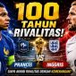 Prancis dan Inggris kembali bertemu pada perebutan tempat ketiga Piala Dunia 2026, melanjutkan rivalitas klasik yang telah berlangsung lebih dari satu abad.