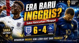 Bukayo Saka mencetak hattrick saat Inggris mengalahkan Prancis 6-4 dalam laga perebutan tempat ketiga Piala Dunia FIFA 2026 di Stadion Hard Rock, Miami.