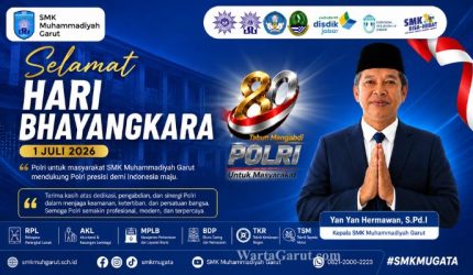 SMK Muhammadiyah Garut Ucapkan Selamat Hari Bhayangkara ke-80, Yan Yan Hermawan Apresiasi Dedikasi Polri 3 SMK MUHAMMADIYAH GARUT 2