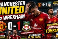 Manchester United kalah 0-1 dari Wrexham pada laga pramusim perdana era Michael Carrick.