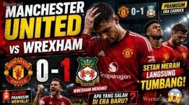 Manchester United kalah 0-1 dari Wrexham pada laga pramusim perdana era Michael Carrick.