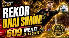 Unai Simón Pecahkan Rekor Clean Sheet Piala Dunia 2026, Ini Profil, Karier, dan Statistik Kiper Spanyol