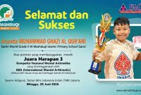 Santri Murd Al Mashduqi Islamic Primary School Garut, Raih Juara Nasional Mental Aritmetika IMA
