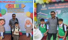 Putri Karlina Dukung GAMAS, Maula Akbar Antar Tiga Anak ke Al Mashduqi Islamic School Garut