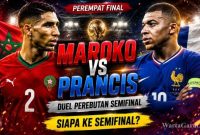 Statistik Maroko vs Prancis, Les Bleus Unggul tetapi Singa Atlas Tak Terkalahkan