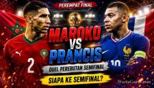Statistik Maroko vs Prancis, Les Bleus Unggul tetapi Singa Atlas Tak Terkalahkan