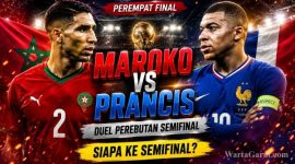 Statistik Maroko vs Prancis, Les Bleus Unggul tetapi Singa Atlas Tak Terkalahkan