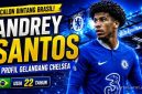 Andrey Santos saat membela Chelsea. Gelandang muda asal Brasil itu terus menunjukkan perkembangan sebagai salah satu prospek terbaik di lini tengah.