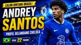 Andrey Santos saat membela Chelsea. Gelandang muda asal Brasil itu terus menunjukkan perkembangan sebagai salah satu prospek terbaik di lini tengah.