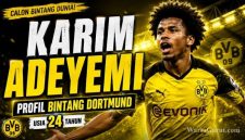 Karim Adeyemi saat memperkuat Borussia Dortmund. Penyerang Timnas Jerman itu dikenal memiliki kecepatan tinggi dan kemampuan bermain di beberapa posisi lini depan.( Foto: ilustrasi)