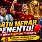 Enzo Fernández meninggalkan lapangan setelah menerima kartu merah pada menit 90+3 sebelum Ferran Torres mencetak gol yang memastikan kemenangan Spanyol atas Argentina di final Piala Dunia FIFA 2026.