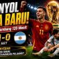 Ferran Torres merayakan gol kemenangan Spanyol ke gawang Argentina pada menit ke-106 yang memastikan La Roja menjuarai Piala Dunia FIFA 2026 setelah laga final berlangsung hingga babak tambahan.
