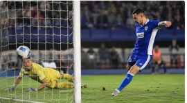 Balša mencetak gol pada menit ke-86 yang membawa Persib Bandung unggul 1-0 atas Tampines Rovers dalam laga Grup A Piala Presiden 2026.