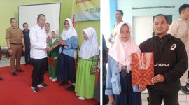 Darmawan mengaku bantuan pendidikan dari Koperasi Padamukti membantu memenuhi kebutuhan sekolah putrinya yang berprestasi.