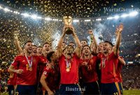 Selebrasi Timnas Spanyol setelah menjuarai Piala Dunia 2026 yang mengantarkan La Furia Roja ke puncak ranking FIFA.