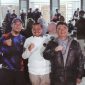 Bupati Garut Abdusy Syakur Amin menyambut Bupati Sumedang Dony Ahmad Munir dan peserta West Java Extreme Walk 60K di Halaman Masjid Agung Garut