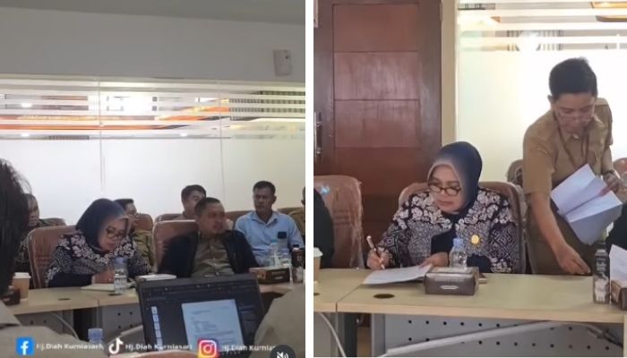 Komisi IV DPRD Garut, Hj. Diah Kurniasari, saat melakukan konsultasi dengan Direktorat Jenderal Guru Kemendikdasmen RI terkait mekanisme pelantikan kepala sekolah SD dan SMP di Kabupaten Garut, Selasa (14/7/2026).