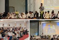 Keluarga besar Yayasan Al Musaddadiyah mengikuti Haul Prof KH Anwar Musaddad dan Haul ke-32 Rd. Atikah Musaddad di Ballroom Yayasan Al Musaddadiyah Garut