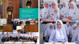 Rektor Institut Kesehatan Karsa Husada Garut, Dr. Iwan Wahyudi, bersama narasumber dan peserta Kuliah Pakar D3 Kebidanan bertema Metode SICRING (Spiritual Coherence Healing) untuk Praktik Kebidanan, Selasa (7/7/2026).