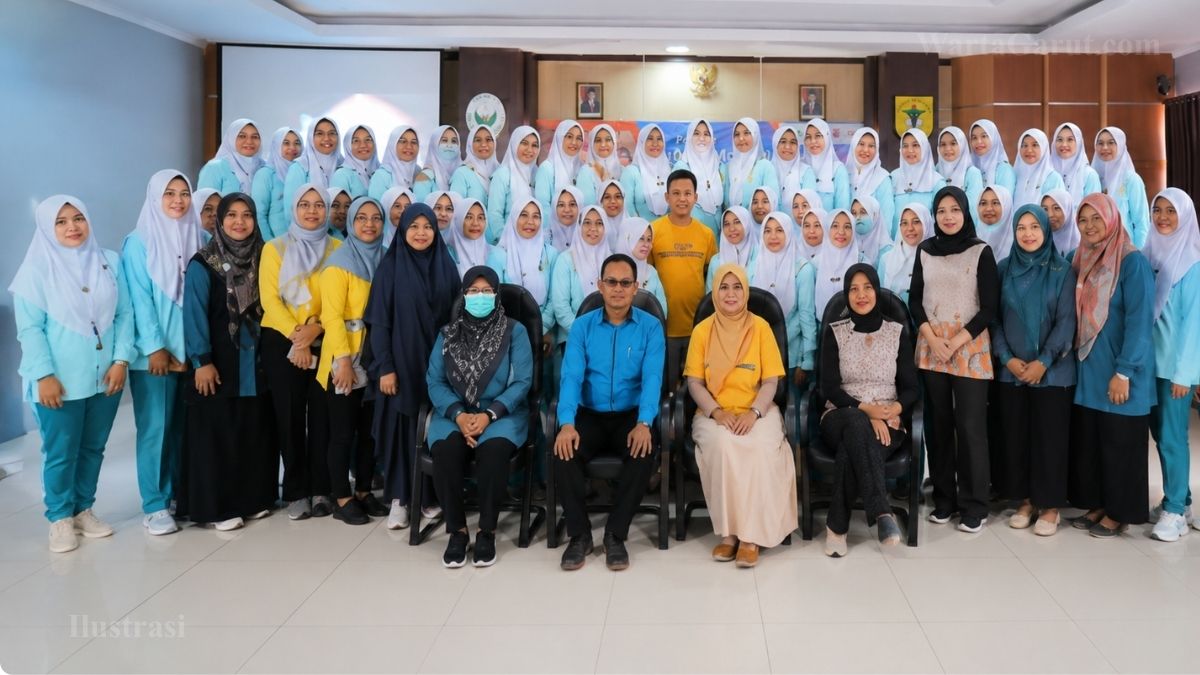 Mahasiswa Program Studi D3 Kebidanan IKKHG mengikuti pelatihan Mom Massage dan Parental Yoga untuk meningkatkan kompetensi pelayanan kebidanan.