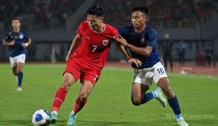Ilustrasi duel Indonesia vs Kamboja.