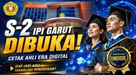 Institut Pendidikan Indonesia (IPI) Garut membuka PMB 2026 Program Magister (S-2) Teknologi Pendidikan berakreditasi Unggul untuk mencetak ahli teknologi pendidikan yang siap menghadapi era digital.