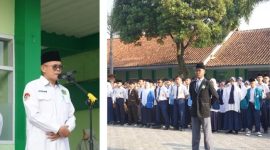 Kepala MAN 1 Garut Drs. H. Sarip Asbuloh, M.PMat. menjelaskan tingginya minat masyarakat terhadap MAN 1 Garut pada PMBM 2026 yang diikuti calon siswa dari berbagai daerah di Jawa Barat