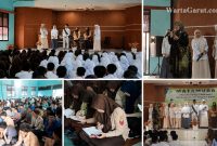 Murid baru MAN 1 Garut mengikuti sosialisasi KCB, Duta Baca, dan kegiatan Readathon sebagai penguatan budaya literasi.