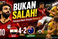 Rating Pemain Australia vs Mesir: Bukan Mohamed Salah, Pemain Ini Diam-diam Jadi Kunci Lolos Mesir