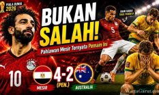 Rating Pemain Australia vs Mesir: Bukan Mohamed Salah, Pemain Ini Diam-diam Jadi Kunci Lolos Mesir