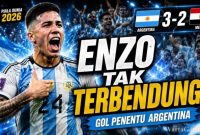 Enzo Fernández Antar Argentina Menang, Gelandang Chelsea Cetak Gol Penting Lawan Mesir