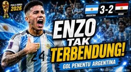 Enzo Fernández Antar Argentina Menang, Gelandang Chelsea Cetak Gol Penting Lawan Mesir