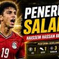 ‎Haissem Hassan beraksi saat membela Timnas Mesir pada laga Piala Dunia 2026. Winger Real Oviedo itu menyumbang satu assist saat menghadapi Argentina