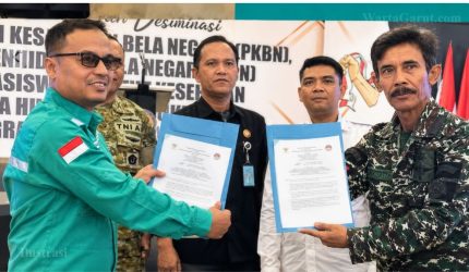 penandatanganan MoU IKKHG dengan Bakorda Lemdiklat Kemenhan RI