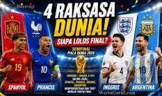 Jadwal Semifinal Piala Dunia 2026: Ranking 1 hingga 4 FIFA Saling Jegal