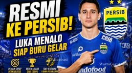 Luka Menalo diperkenalkan sebagai pemain baru Persib Bandung untuk memperkuat lini serang menghadapi musim 2026/2027