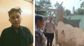 Polisi mengamankan seorang pria yang diduga melakukan penipuan berkedok lamaran di Banjarwangi, Garut, setelah rumah korban diruntuhkan akibat janji pembangunan yang tak terealisasi.