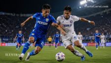 Ilustrasi duel sengit Persib Bandung dan Arema FC pada laga pembuka Piala Presiden 2026.