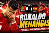 Portugal vs Spanyol: Mimpi Terakhir Cristiano Ronaldo Hancur di Menit 90+1