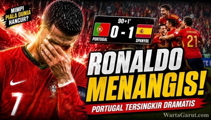 Portugal vs Spanyol: Mimpi Terakhir Cristiano Ronaldo Hancur di Menit 90+1